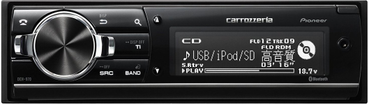 PIONEER 1DIN CD/Bluetooth Carrozzeria DEH-970