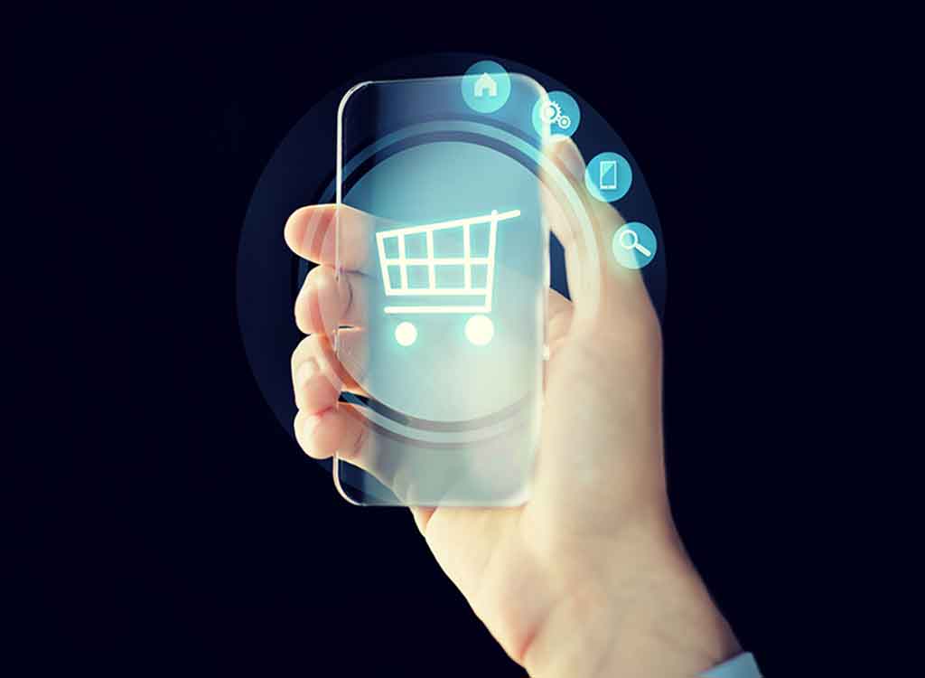 スマートフォンに映されたカート