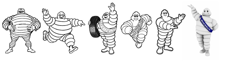 ミシュランマン イラスト集