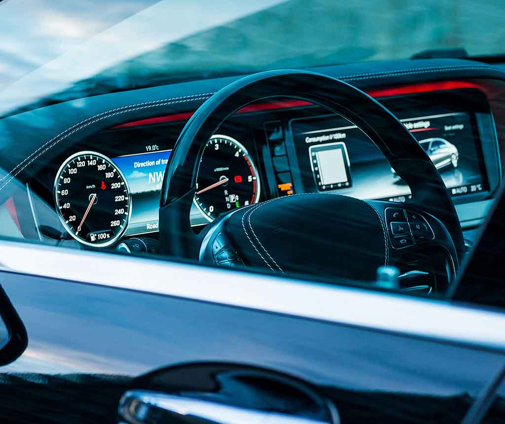 車外から見たタコメーター