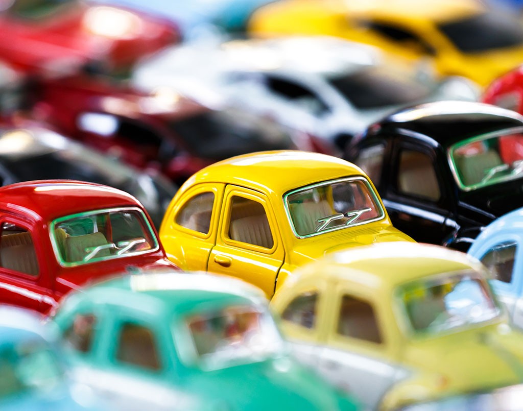 たくさんのミニカー