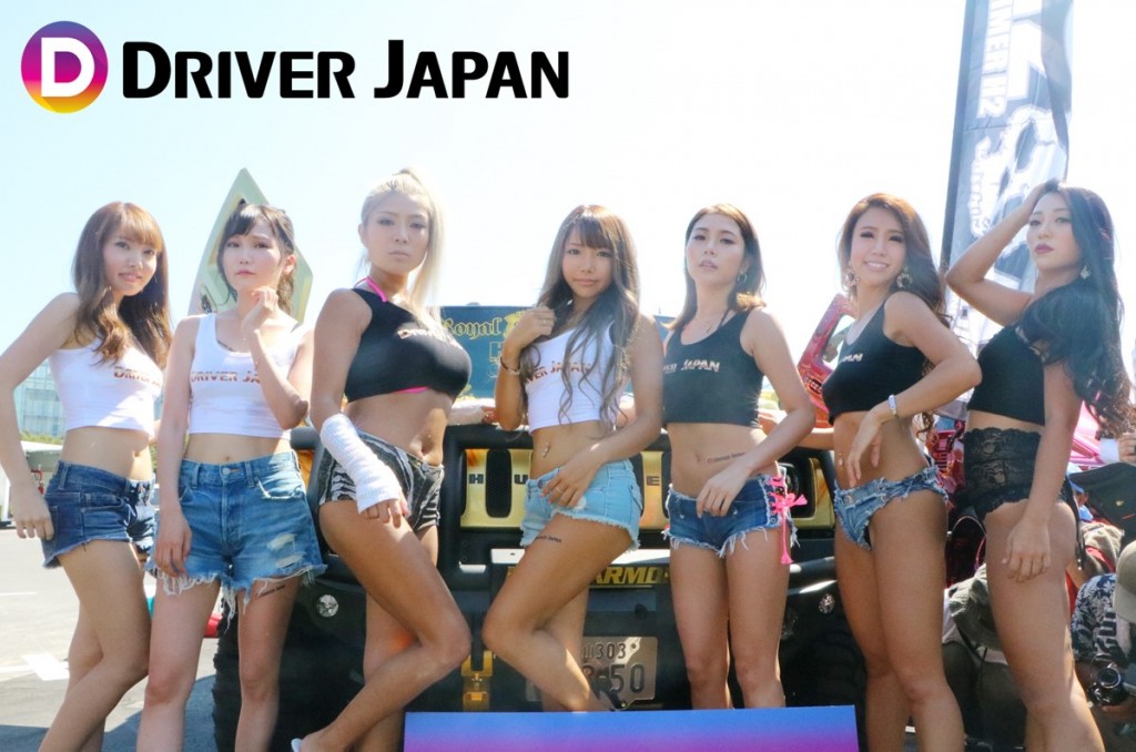 DJガールズとハマーブースにて撮影