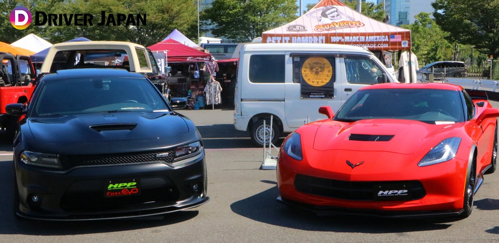 アメフェス、アメ車エントリ車両の様子