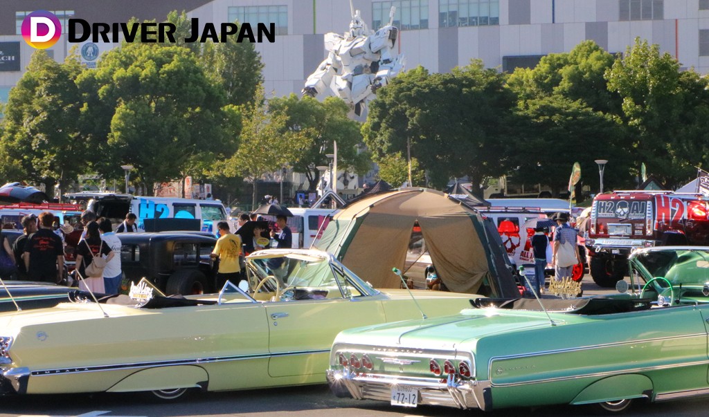 アメフェスとユニコーンガンダムのコラボ撮影