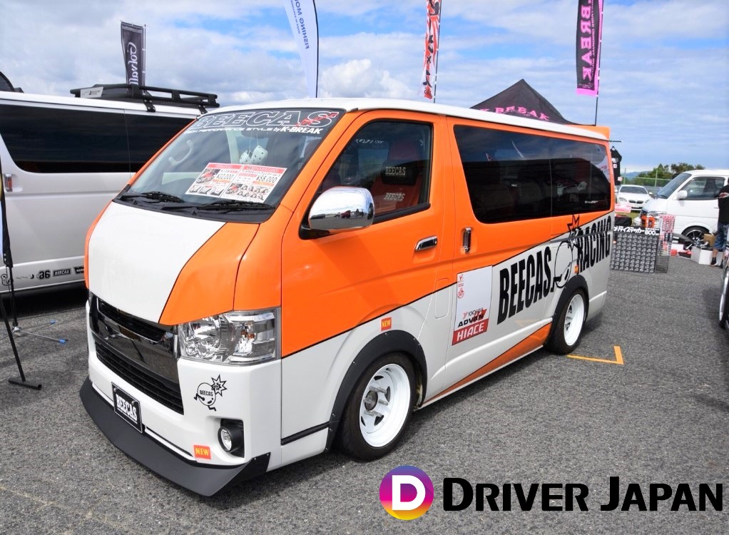 スーパーカーニバル2018参加のハイエース