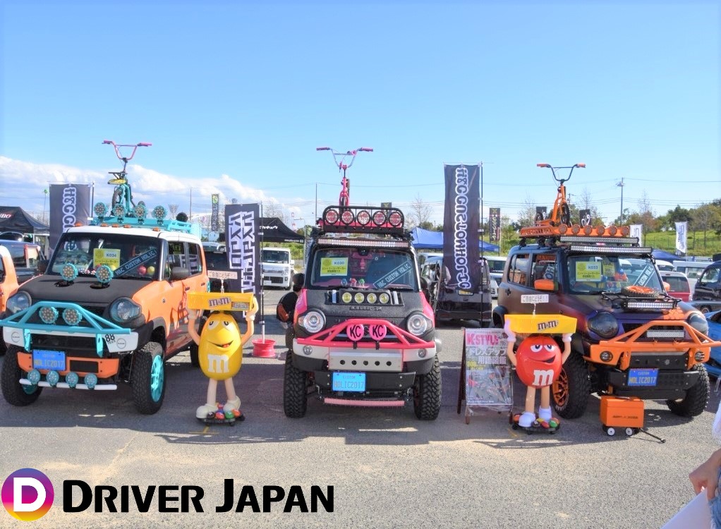 スーパーカーニバル2018参加ハスラー３台