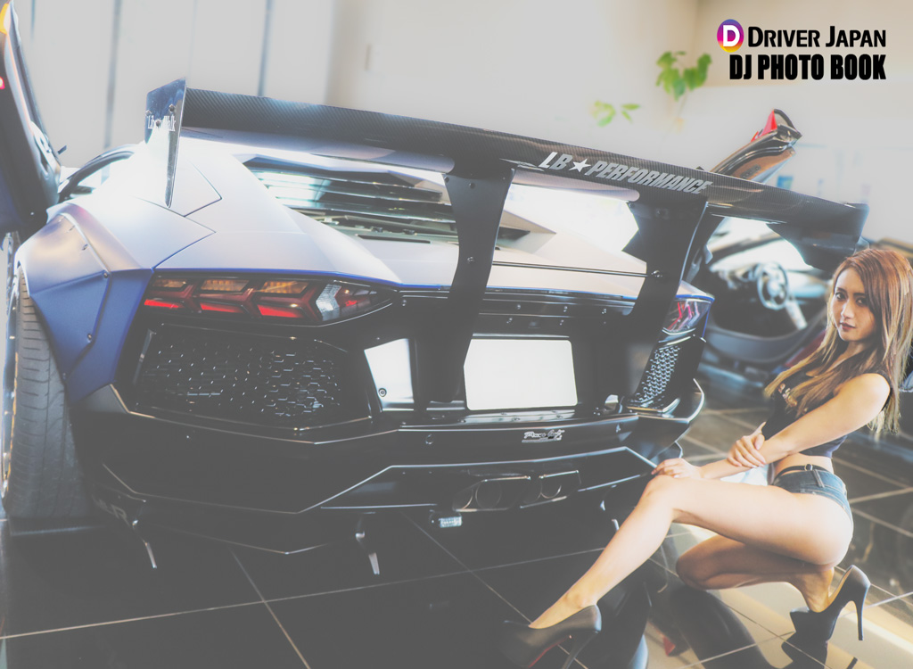 マクラーレンとKANAMIちゃんの撮影