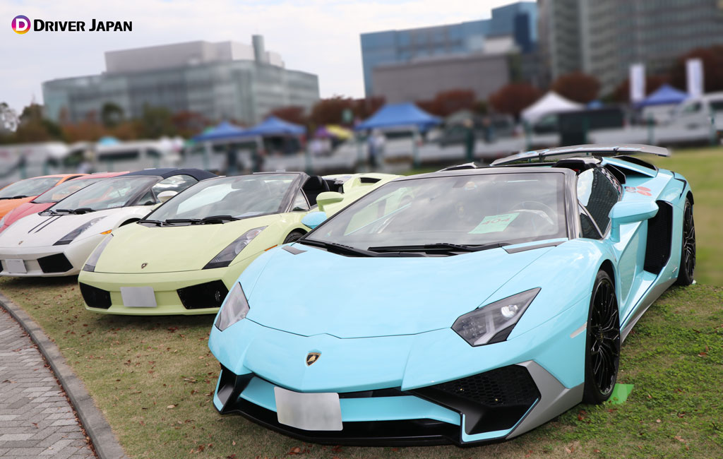 スーパーカーデイ2018に展示されていたランボルギーニ