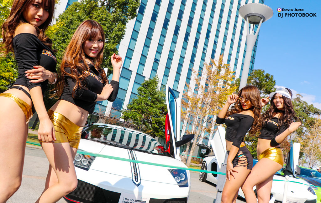 YURIYA、SHIHORI、KANAMI、YUUの撮影（SUPER CAR DAY）