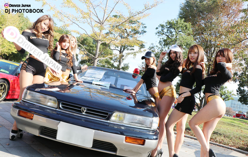 DRIVER JAPAN GIRLSとスーパーカーデイの展示車両