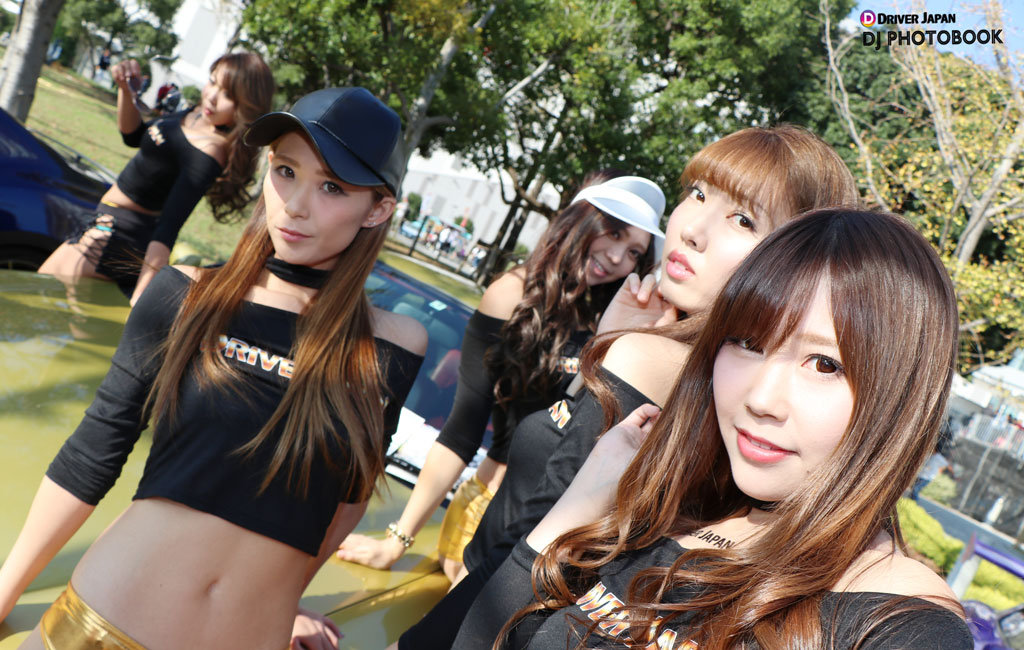 スーパーカーデイ2018にてYURIYA、CHIHIRO、YUIKA、SHIHORI、YUUの撮影
