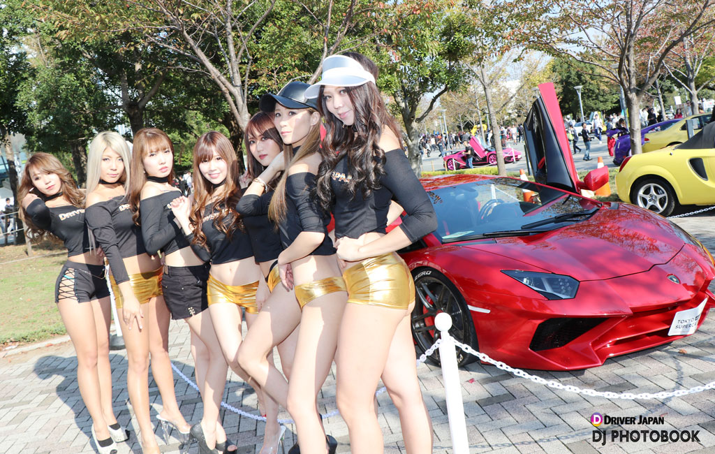 DRIVER JAPAN GIRLSたちとスーパーカー