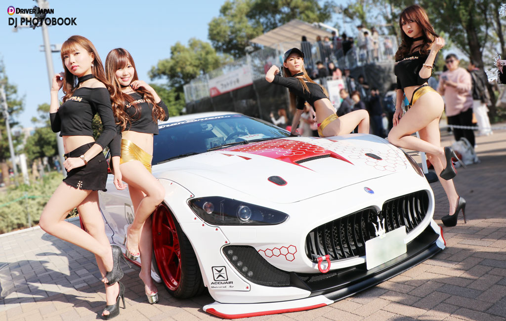 マセラッティとDRIVER JAPAN GIRLS