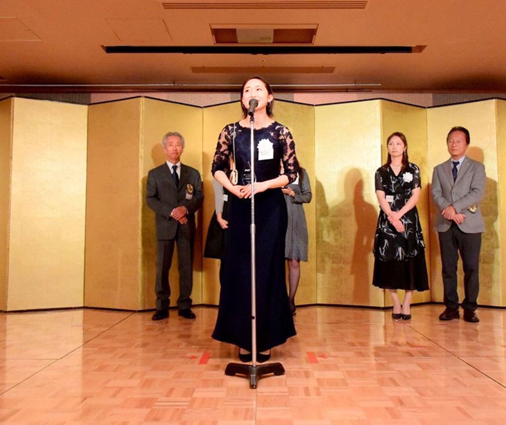 「Legend Racing Drivers Club Year End Party」での池島実紅