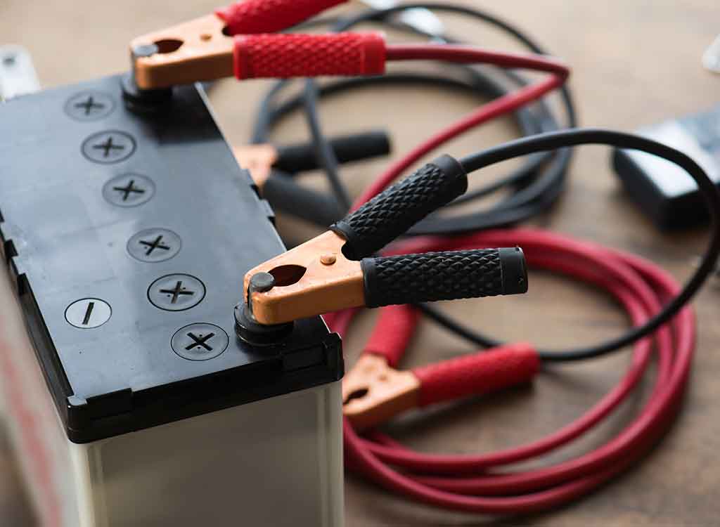 車のバッテリー