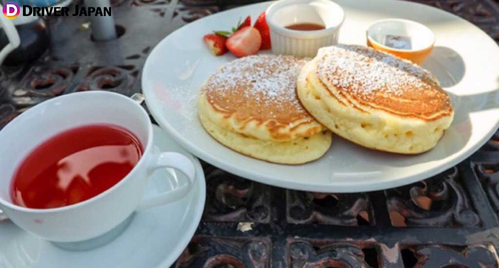 なぎさ橋珈琲 パンケーキの写真