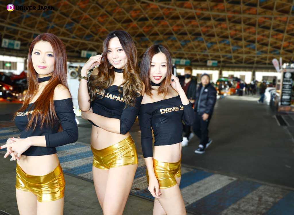 DRIVER JAPAN GIRLSのCHIHIROとYUUとAZUSA