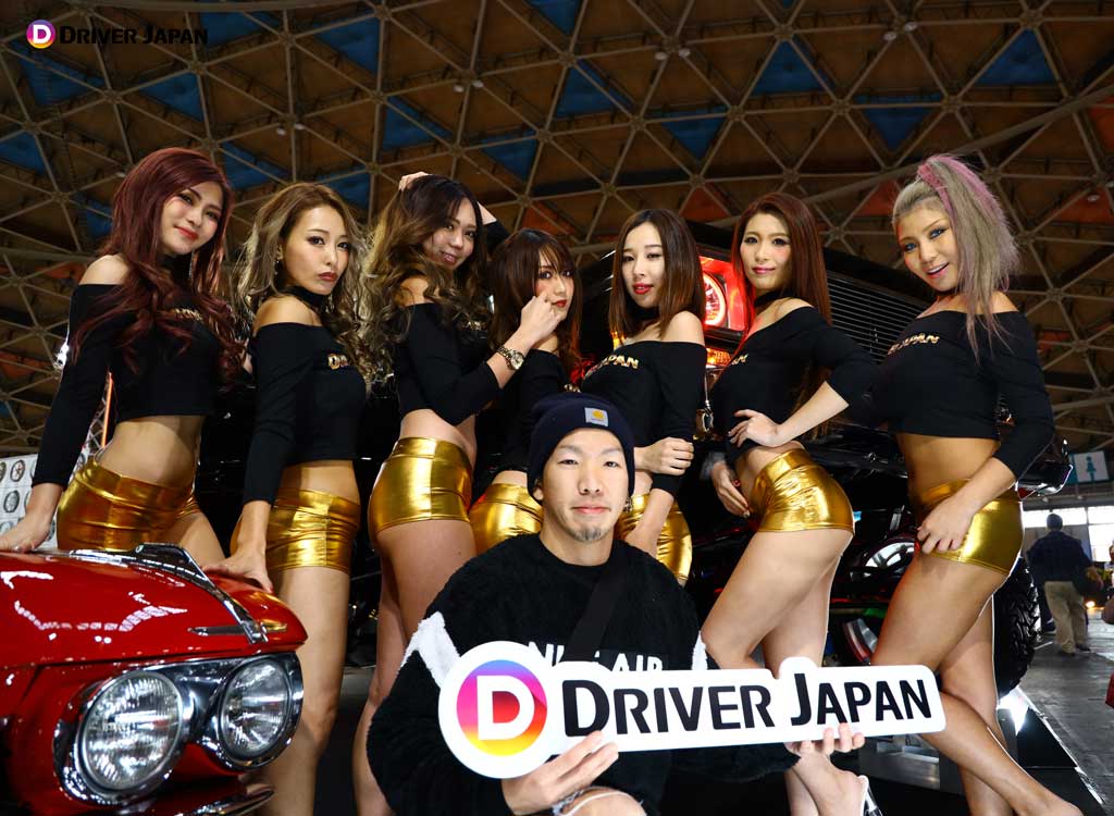 クロスファイブ展示車両のオーナーさんととDRIVER JAPAN GIRLS