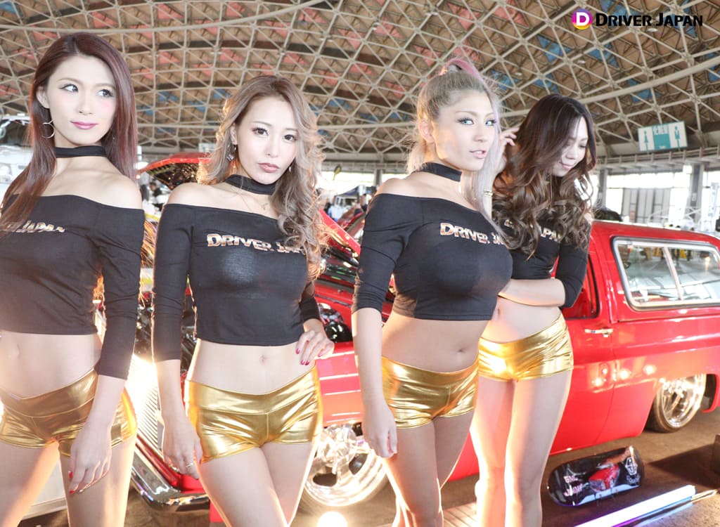 DRIVER JAPAN GIRLSのCHIHIRO,YUKI,LINA,YUU