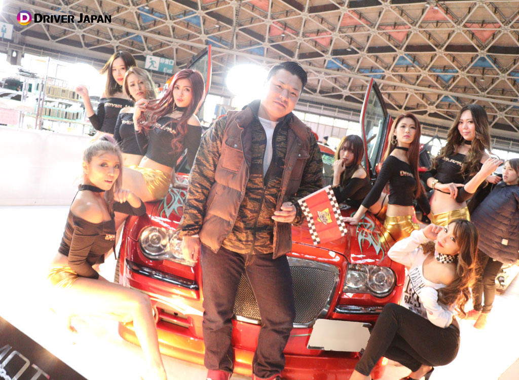 クロスファイブ展示車両オーナーさんとDRIVER JAPAN GIRLS