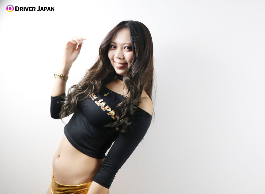 DRIVER JAPAN GIRLSのYUUちゃん撮影中