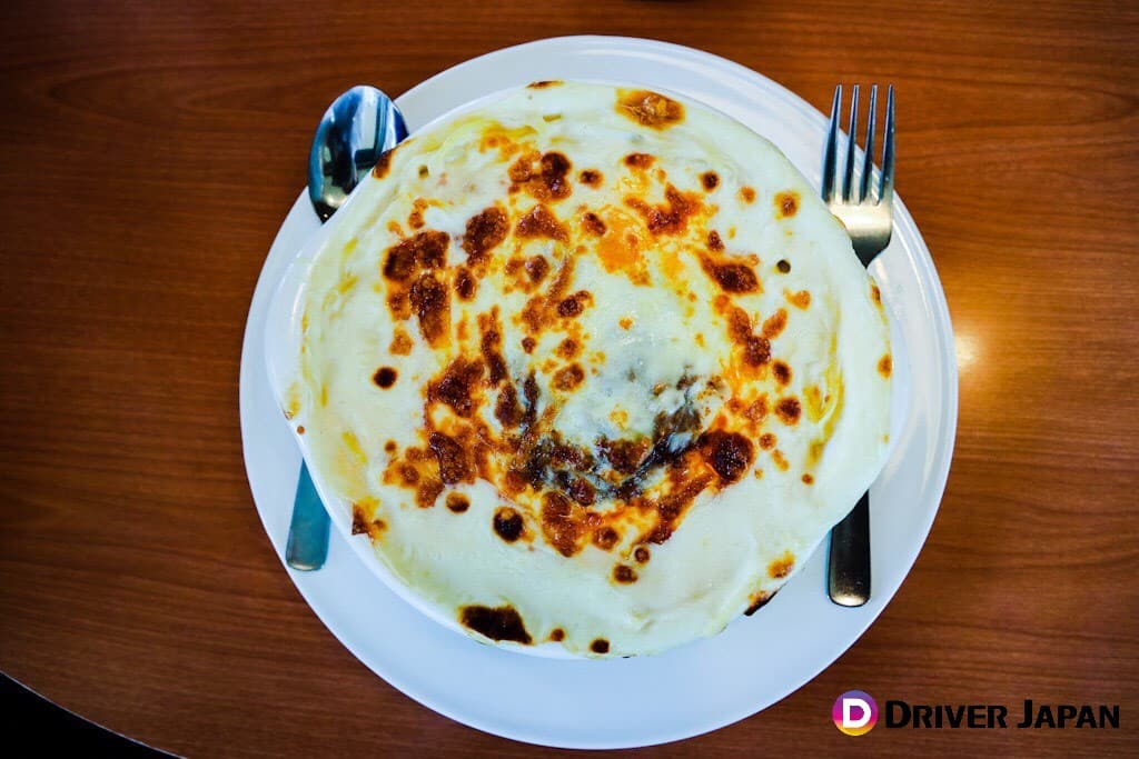 なぎさ橋珈琲 スパゲッティーミートグラタンの写真