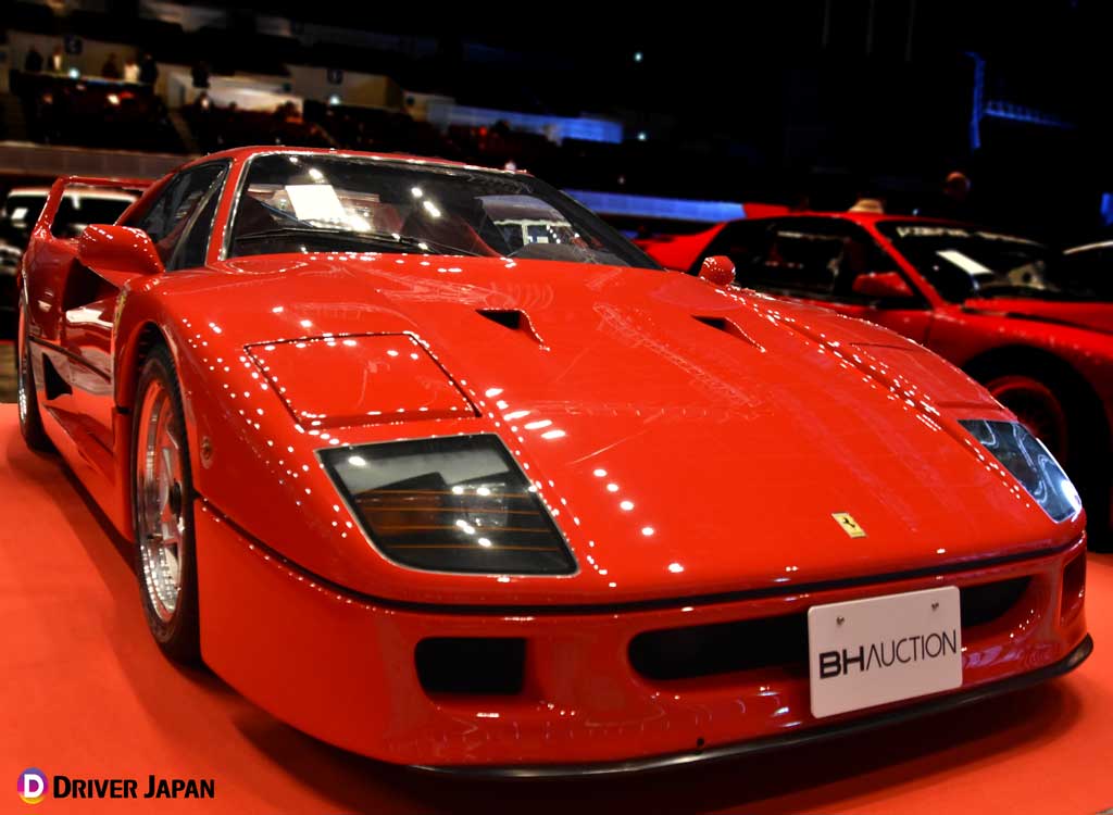 TOKYO AUTO SALON AUCTION with BH Auctionで1億2100万円で落札された1990 Ferrari F40