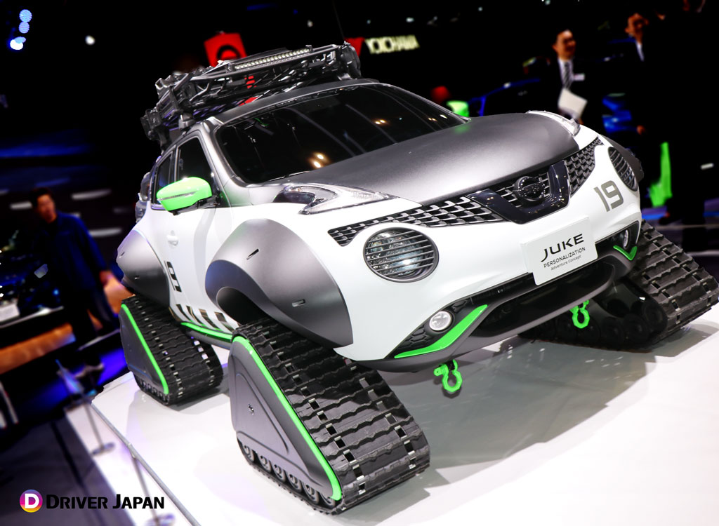 オートサロン2019の日産自動車ブースに展示されたJUKE Personalization Adventure Concept