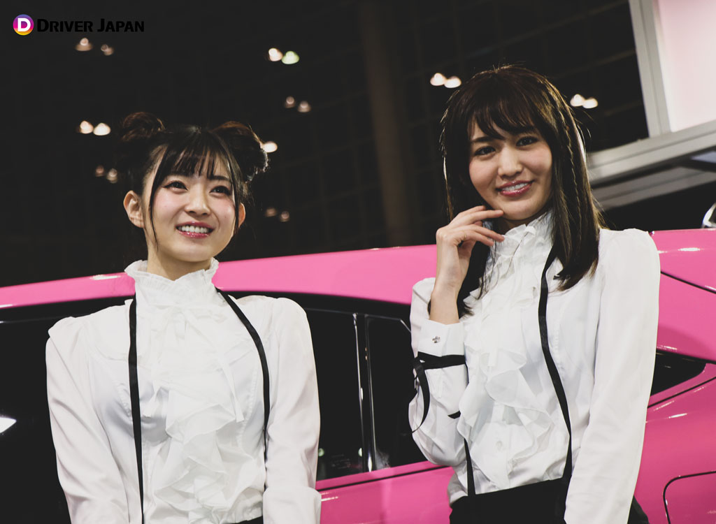 AWESOME JAPANブースにいたコンパニオンさんたち