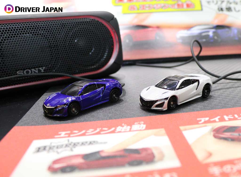 オートサロンで展示された「トミカ4D Honda NSX」