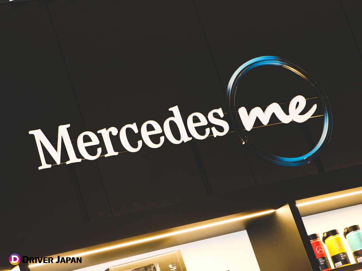 Mercedes me 六本木店のGALLERYコーナー