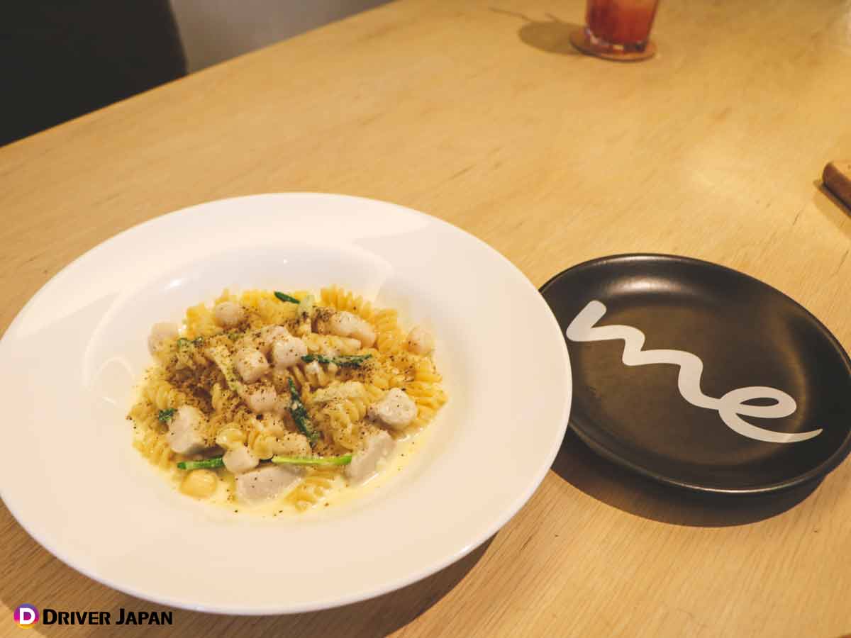 UP STAIRSで注文したパスタ