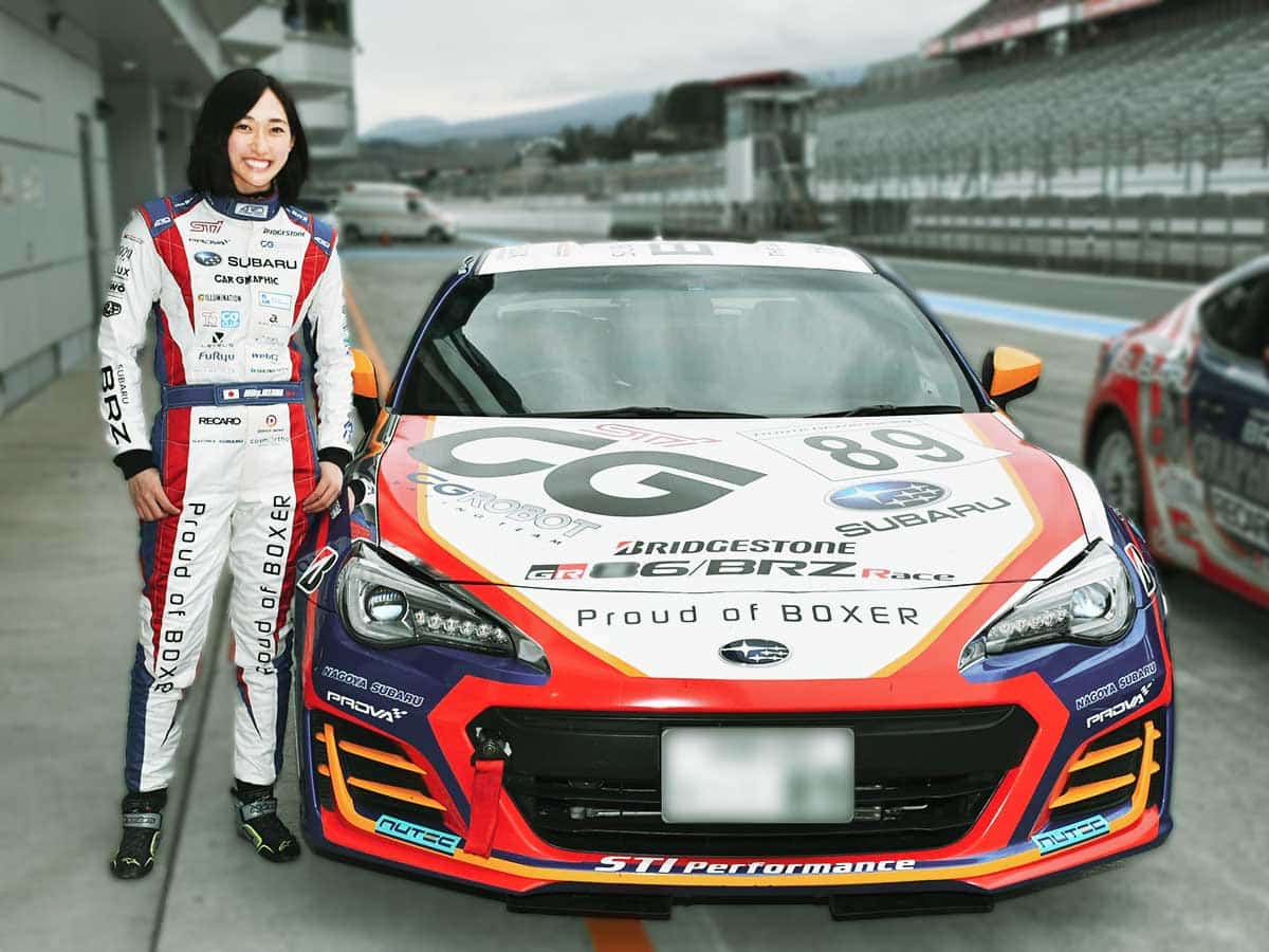 レースに臨む池島実紅ちゃん