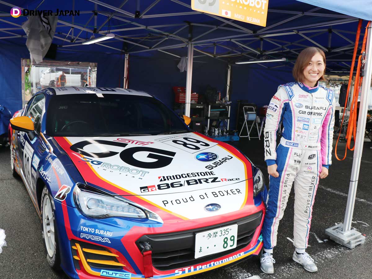 池島実紅ちゃんとBEZレース車両