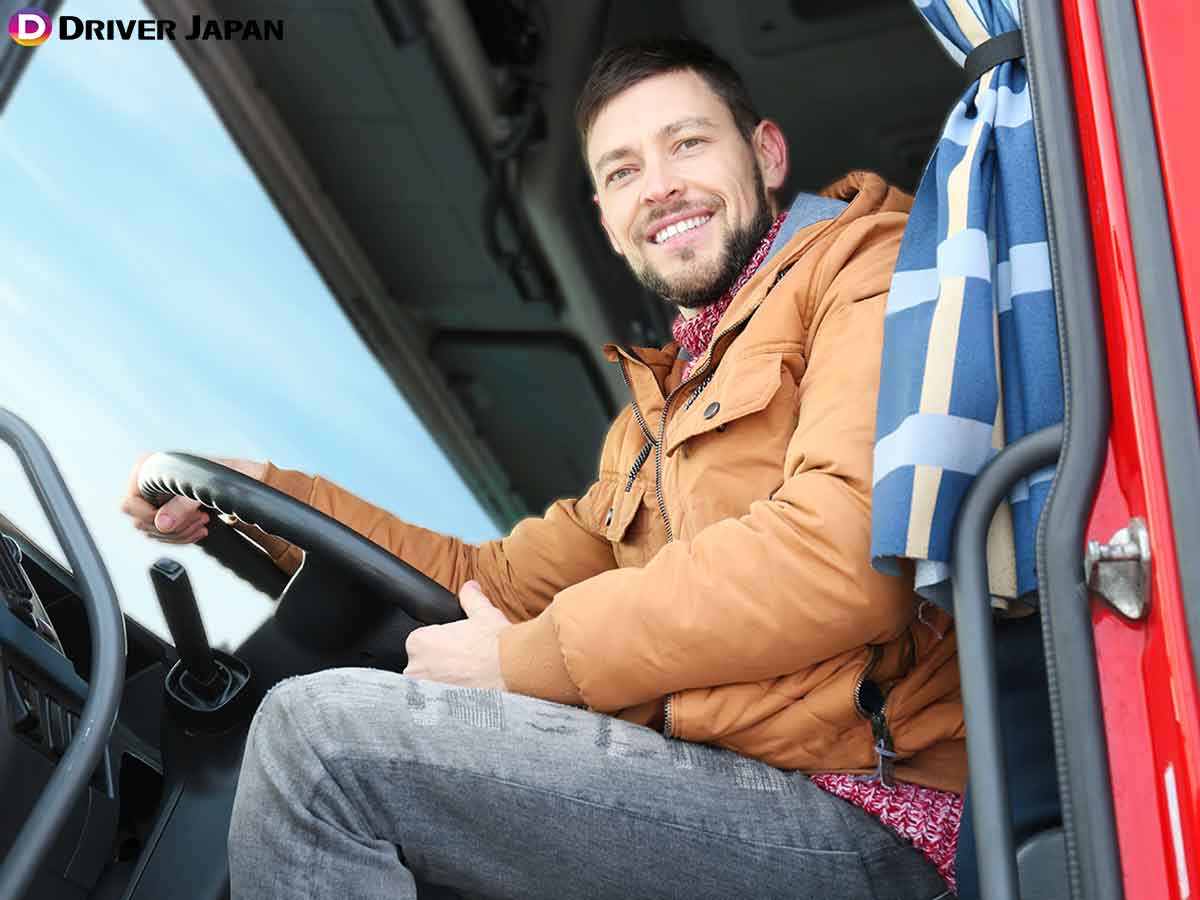 笑顔のドライバー