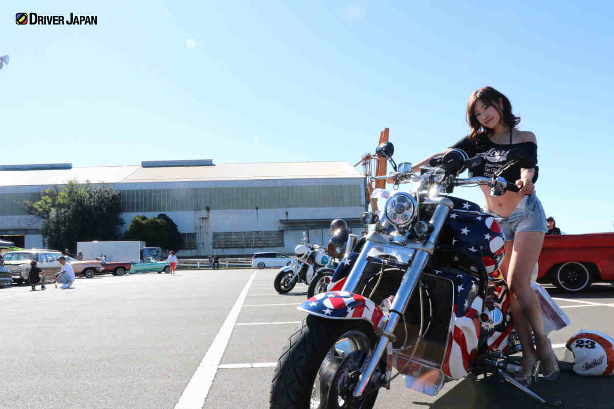 スーパーアメリカンフェスティバルでキャンギャルをしていた塚田果澄さん