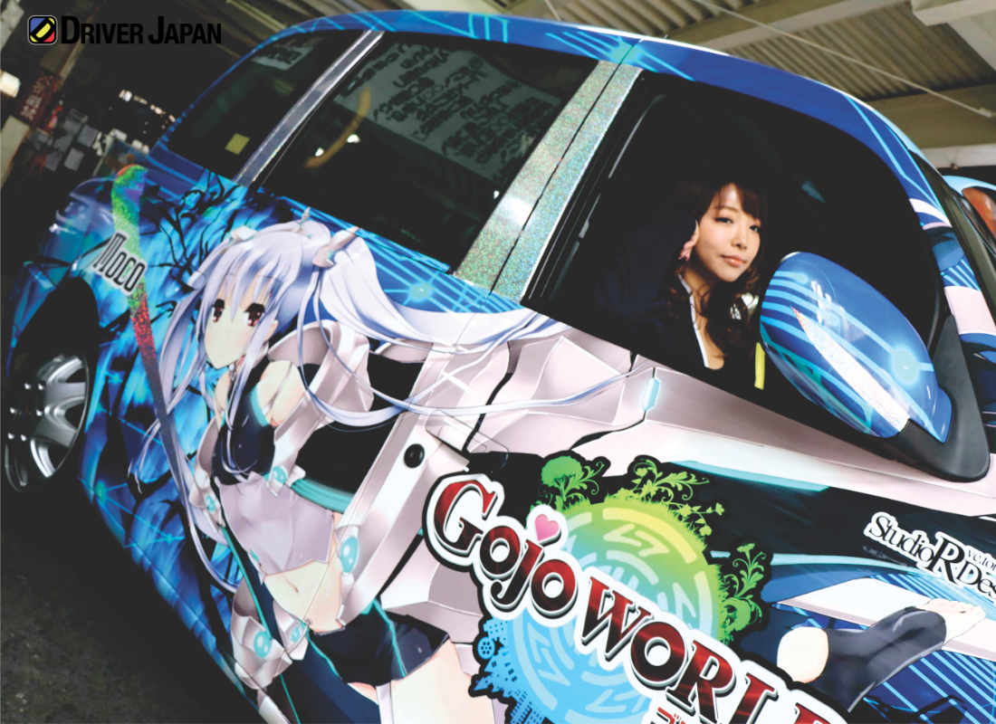 YAYOIちゃんと互助交通さんの痛車ロンドンタクシーの外装